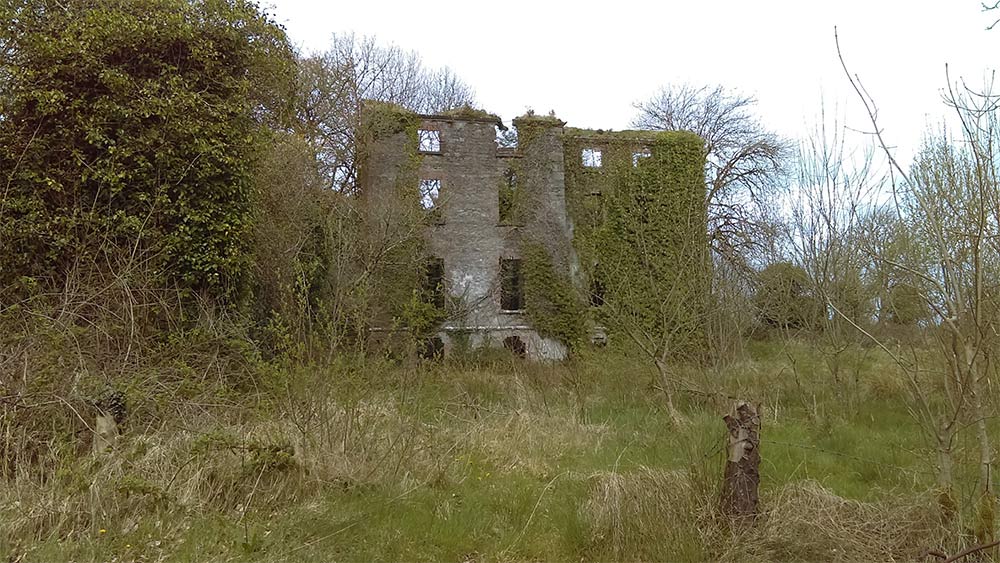 Marble house now in ruins